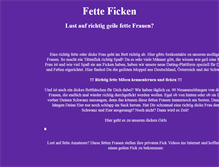 Tablet Screenshot of fette-ficken.com